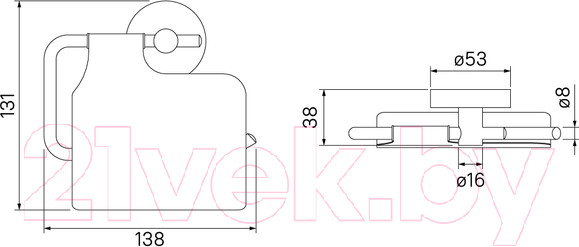 Изображение товара Держатель для туалетной бумаги IDDIS Sena SENSSC0i43