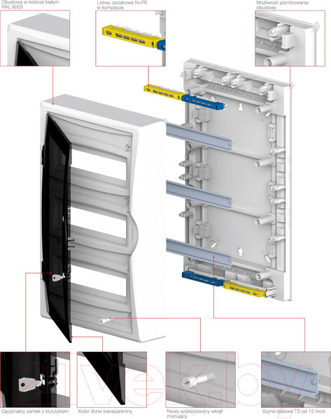 Изображение товара Бокс пластиковый Elektro-Plast Eco Box 2506-01