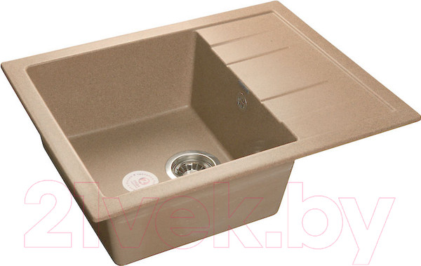 Изображение товара Мойка кухонная GranFest Quadro GF-Q650L (топаз)