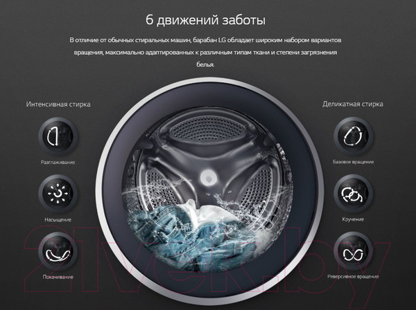 Изображение товара Стиральная машина LG Steam F1296HDS1