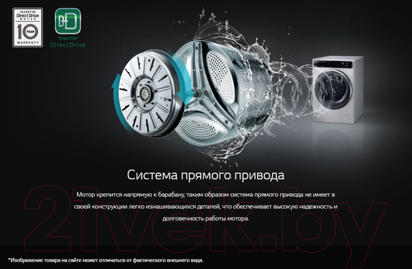 Изображение товара Стиральная машина LG Steam F1296HDS1