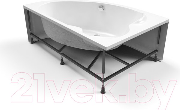 Изображение товара Ванна акриловая Cersanit Kaliope 170x110 R (с каркасом)
