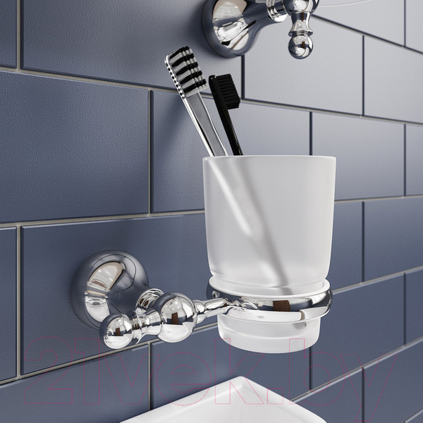 Изображение товара Стакан для зубной щетки и пасты IDDIS Retro RETSSG1I45