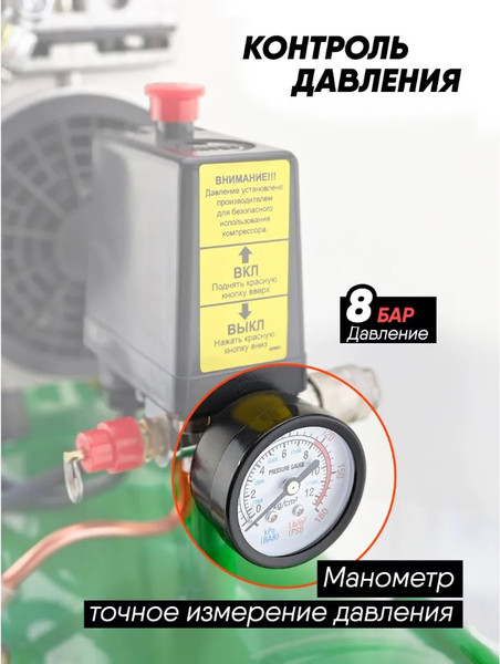 Изображение товара Воздушный компрессор RockForce RF-20/24I