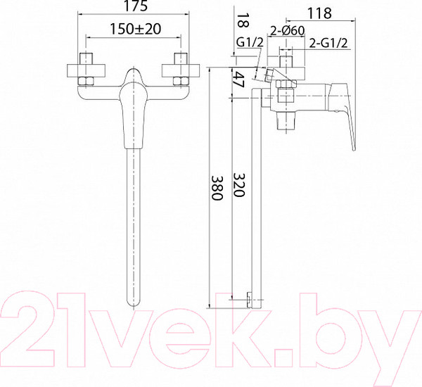 Изображение товара Смеситель Milardo Helic HELSB02M10