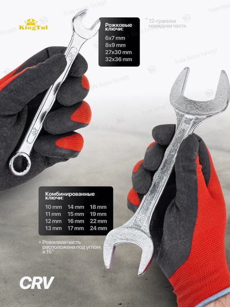 Изображение товара Набор ключей KingTul KT-5199 (47227)