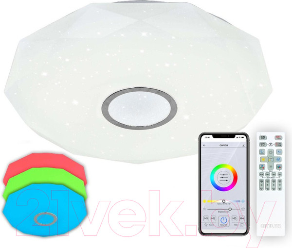 Изображение товара Потолочный светильник Citilux Диамант CL713A80G