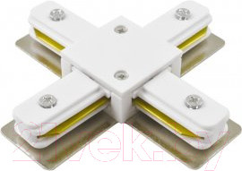 Изображение товара Коннектор для шинопровода Alfaled Connector WH + крестовидный (белый)