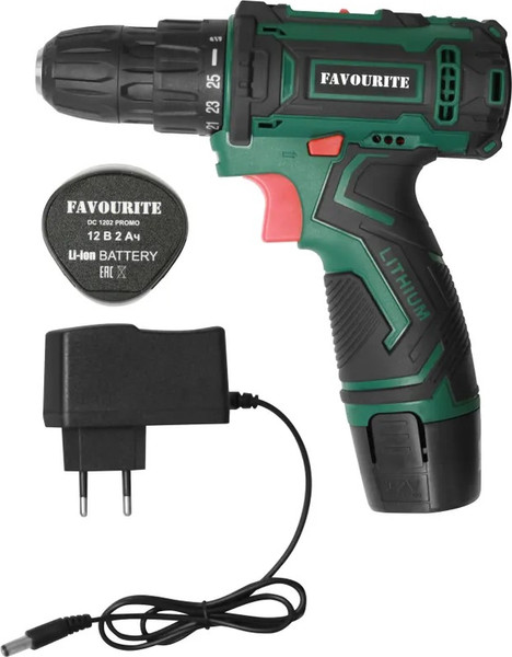 Изображение товара Аккумуляторная дрель-шуруповерт Favourite DC 1202 Promo