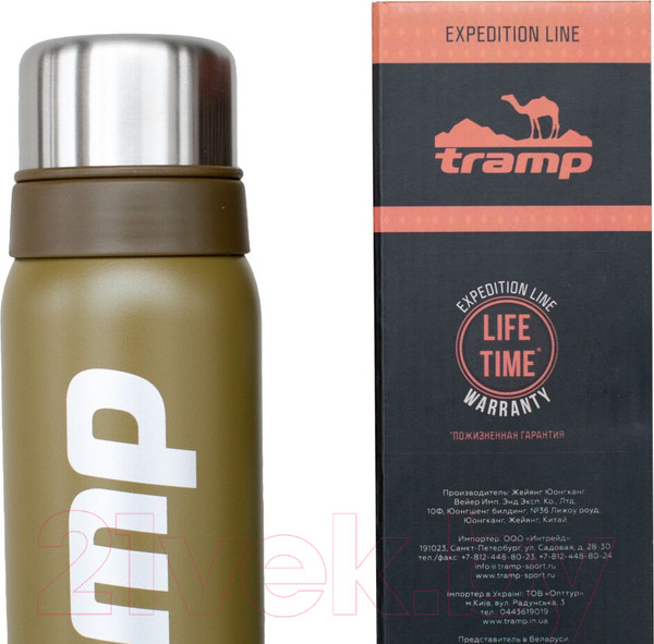 Изображение товара Термос для напитков Tramp Expedition Line / TRC-028 (1.2л, оливковый)