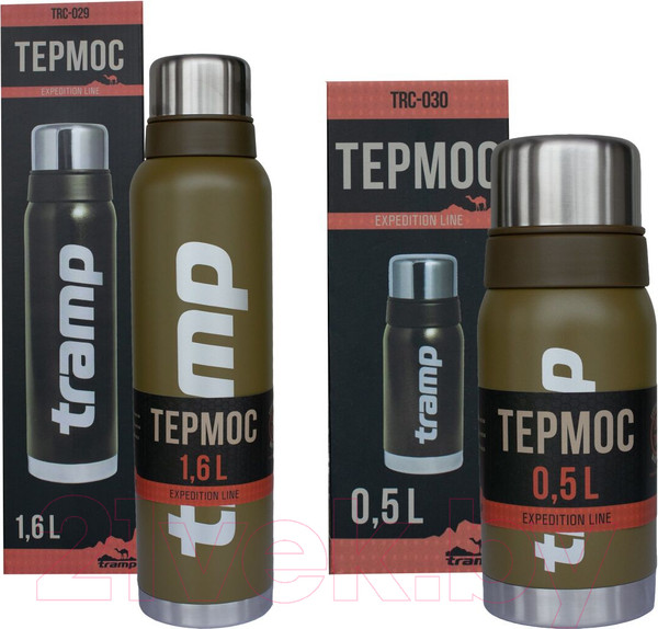 Изображение товара Термос для напитков Tramp Expedition Line / TRC-029о (1.6л, оливковый)