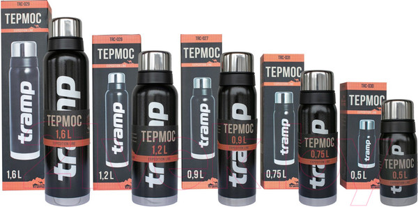 Изображение товара Термос для напитков Tramp Expedition Line / TRC-031ч (0.75л, черный)