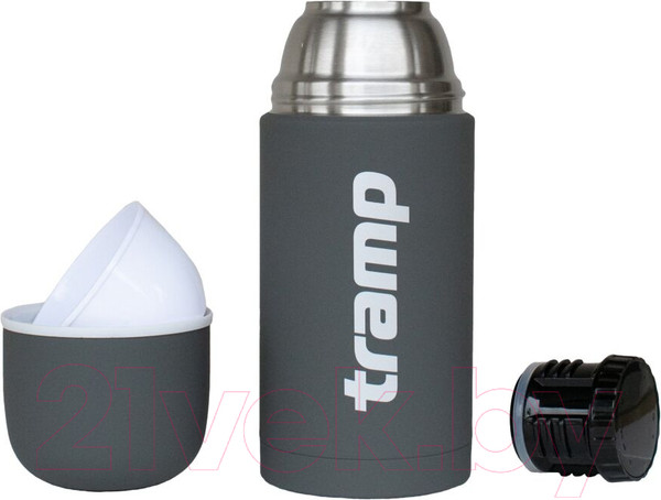 Изображение товара Термос для напитков Tramp Soft Touch / TRC-108с (0.75л, серый)