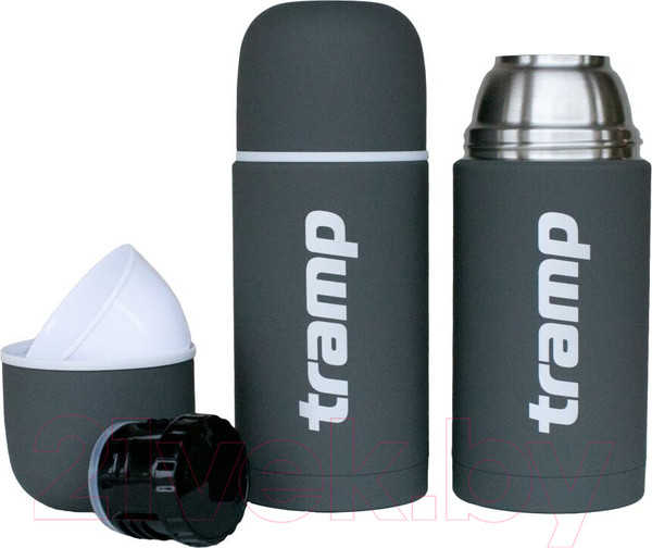 Изображение товара Термос для напитков Tramp Soft Touch / TRC-108с (0.75л, серый)