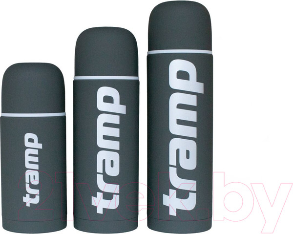 Изображение товара Термос для напитков Tramp Soft Touch / TRC-108с (0.75л, серый)