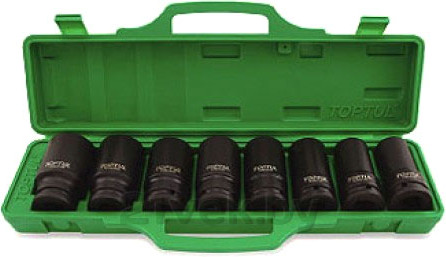 Изображение товара Набор головок слесарных Toptul GDAI0804 (8 предметов)