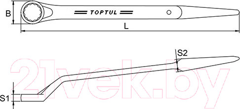Изображение товара Гаечный ключ Toptul AAAS1717