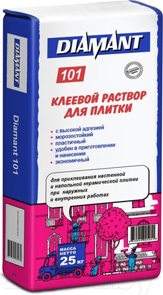 Изображение товара Клей для плитки Diamant 101 (25кг)
