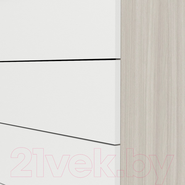 Изображение товара Комод пеленальный Атон Сириус-2 Полка 805 ЛДСП (шимо светлый/белый)