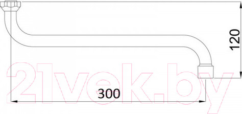 Изображение товара Излив Rubineta S18/300 / 633001