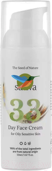 Изображение товара Крем для лица Sativa №33 дневной (50мл)