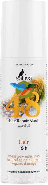 Изображение товара Маска для волос Sativa №48 (150мл)