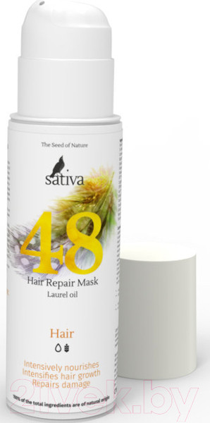 Изображение товара Маска для волос Sativa №48 (150мл)