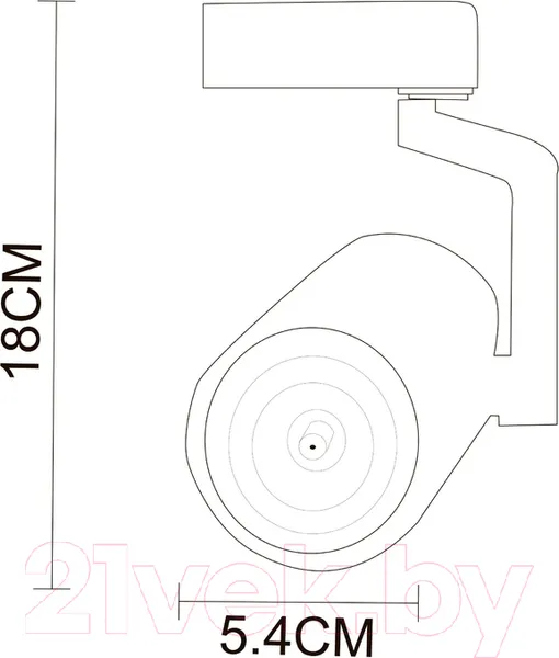 Изображение товара Трековый светильник Arte Lamp Track Lights A2310PL-1BK