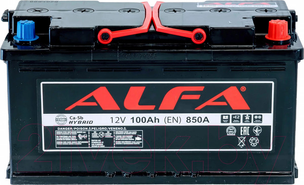 Изображение товара Автомобильный аккумулятор ALFA battery Hybrid R (100 А/ч)