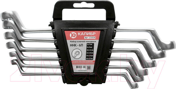 Изображение товара Набор ключей Калибр ННК-6П
