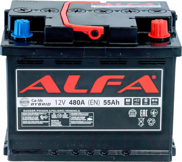 Изображение товара Автомобильный аккумулятор ALFA battery Hybrid R (55 А/ч)
