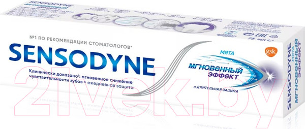 Изображение товара Зубная паста Sensodyne Мгновенный эффект  (75мл)