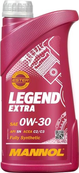 Изображение товара Моторное масло Mannol Legend Extra 0W30 SN C2/C3 / MN7919-1 (1л)