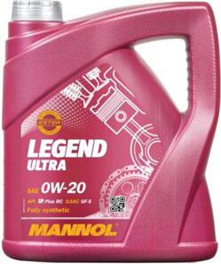 Изображение товара Моторное масло Mannol Legend Ultra 0W20 SP Plus RC / MN7918-4 (4л)
