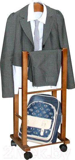 Изображение товара Стойка для одежды Мебельград 46x30x109 (ясень жемчужный)