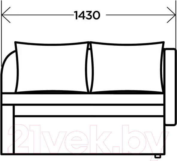 Изображение товара Тахта Комфорт-S Мирка (Antonio Sand)
