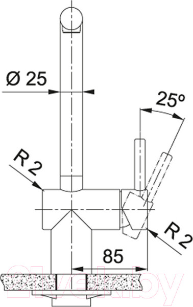 Изображение товара Смеситель Franke Atlas Neo 115.0521.435