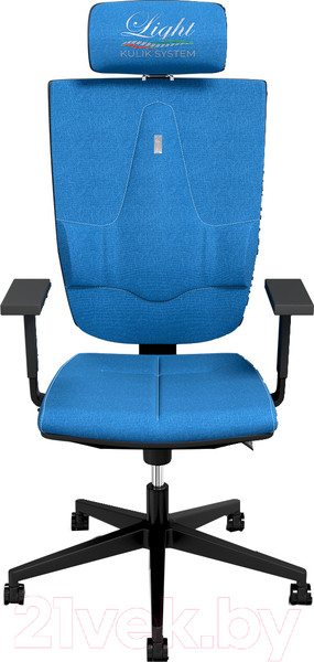 Изображение товара Кресло офисное Kulik System Space азур (джинс с подголовником)