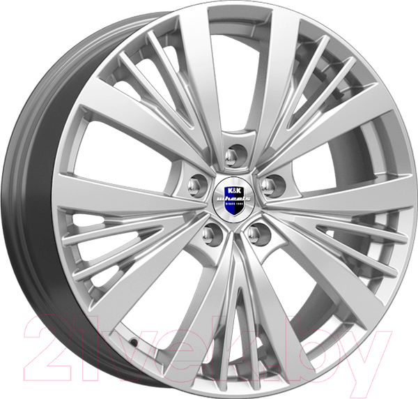 Изображение товара Литой диск K&K Марвел (КС881) 19x7.5" 5x114.3мм DIA 66.1мм ET 45мм Сильвер