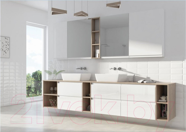 Изображение товара Тумба под умывальник Cersanit Moduo / SB-SZ-MOD60-BL/Wh