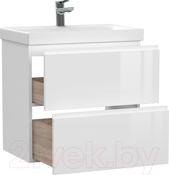 Изображение товара Тумба под умывальник Cersanit Moduo / SB-SZ-MOD-MO60Sl/Wh