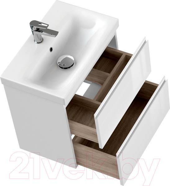 Изображение товара Тумба под умывальник Cersanit Moduo / SB-SZ-MOD-MO60Sl/Wh