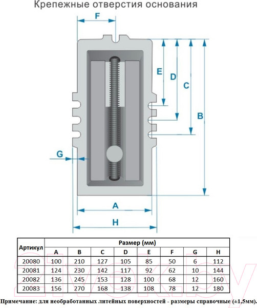 Изображение товара Тиски Энкор 20080