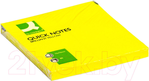 Изображение товара Блок для записей Q-Connect Brilliant KF10514 (желтый неон)