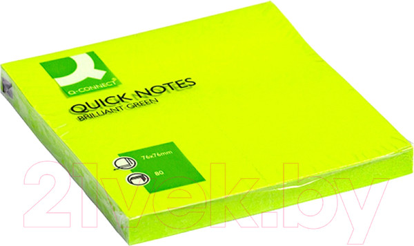 Изображение товара Блок для записей Q-Connect Brilliant KF10515 (зеленый неон)
