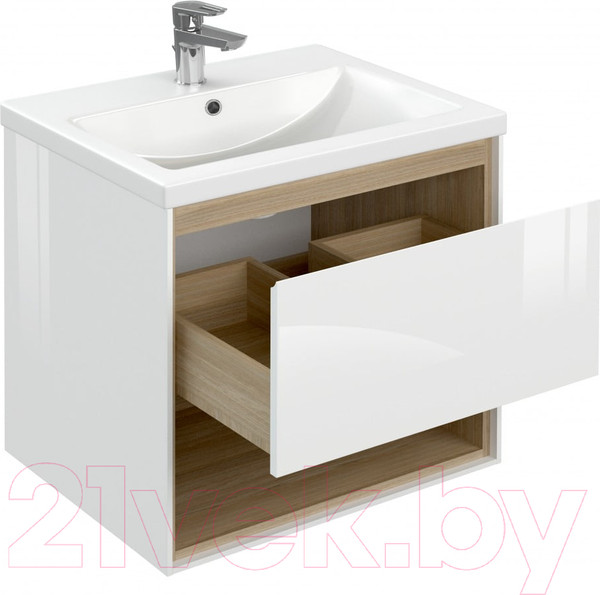 Изображение товара Тумба с умывальником Cersanit Louna 60 (белый)