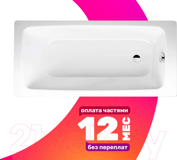 Изображение товара Ванна стальная Kaldewei Cayono 749 170x70 (easy-clean, с ножками)