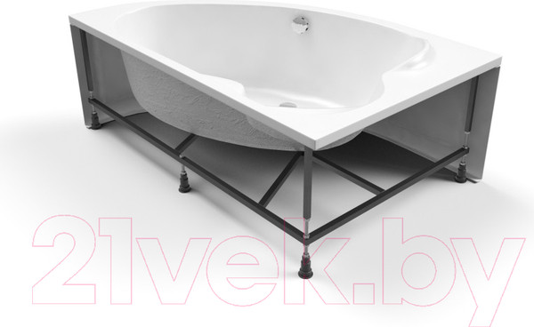 Изображение товара Ванна акриловая Cersanit Kaliope 170x110 R (с каркасом и экраном)