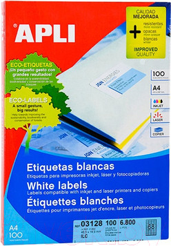 Изображение товара Набор этикеток APLI 1599 (желтый)