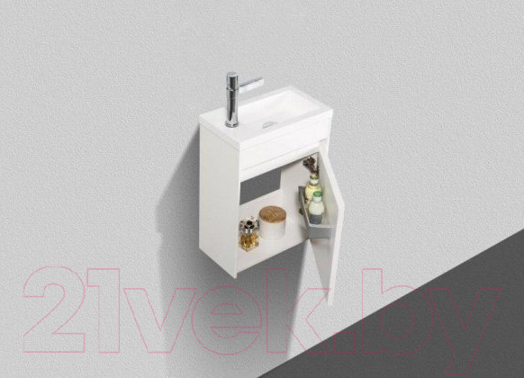 Изображение товара Тумба под умывальник BelBagno Pietra Mini-400-1A-SO-BL-R